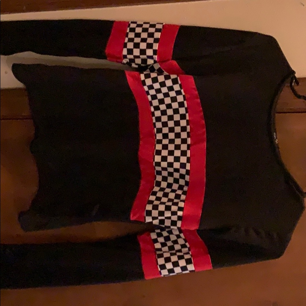 checkered shirt